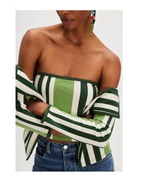 Free people tube top and cardigan